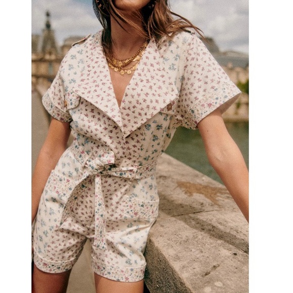 🌿|NWT| Sézane Gallipoli Jumpsuit - Picture 4 of 15